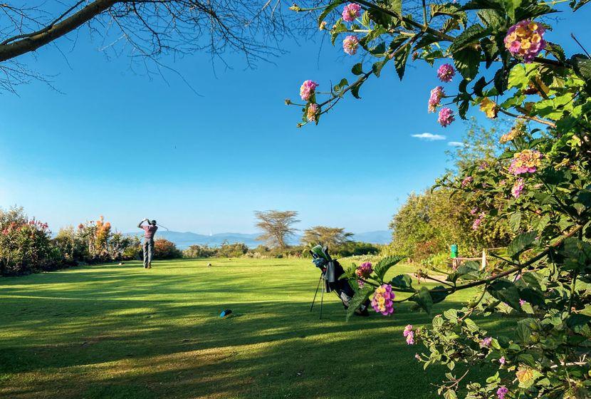 Golfing At The Great Rift Valley Lodge In Naivasha